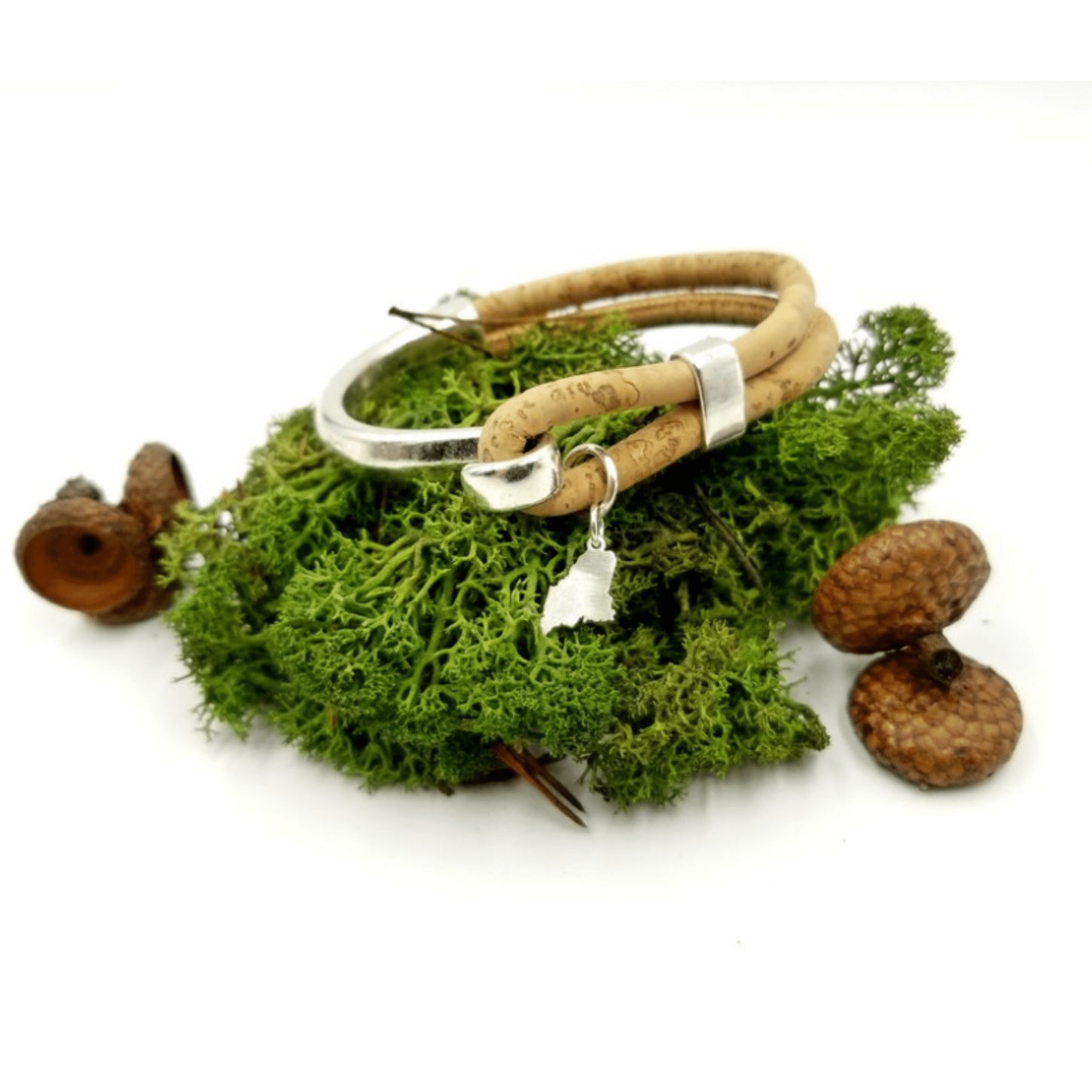 Maine Charm Cork Bracelet - Gem Lounge Jewelry